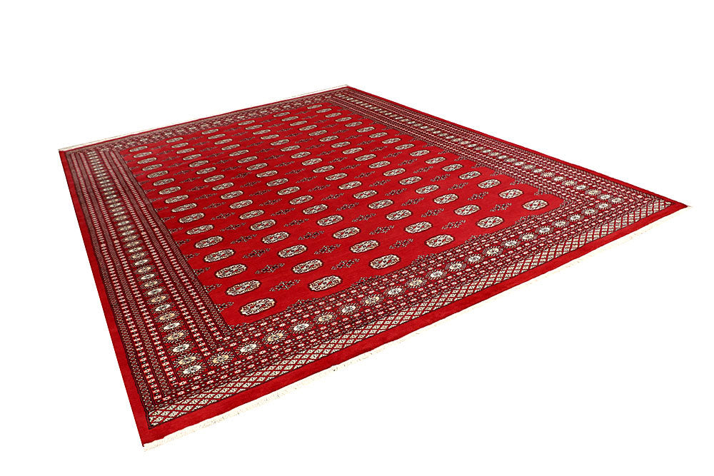 Red Bokhara 9' 3 x 12' 4 - No. 59833 - ALRUG Rug Store