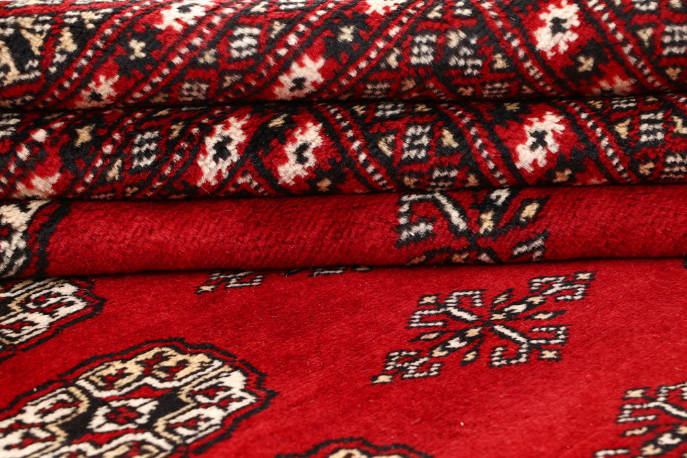Red Bokhara 9' 4 x 12' - No. 59835 - ALRUG Rug Store