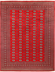 Red Bokhara 9' 4 x 12' - No. 59835 - ALRUG Rug Store