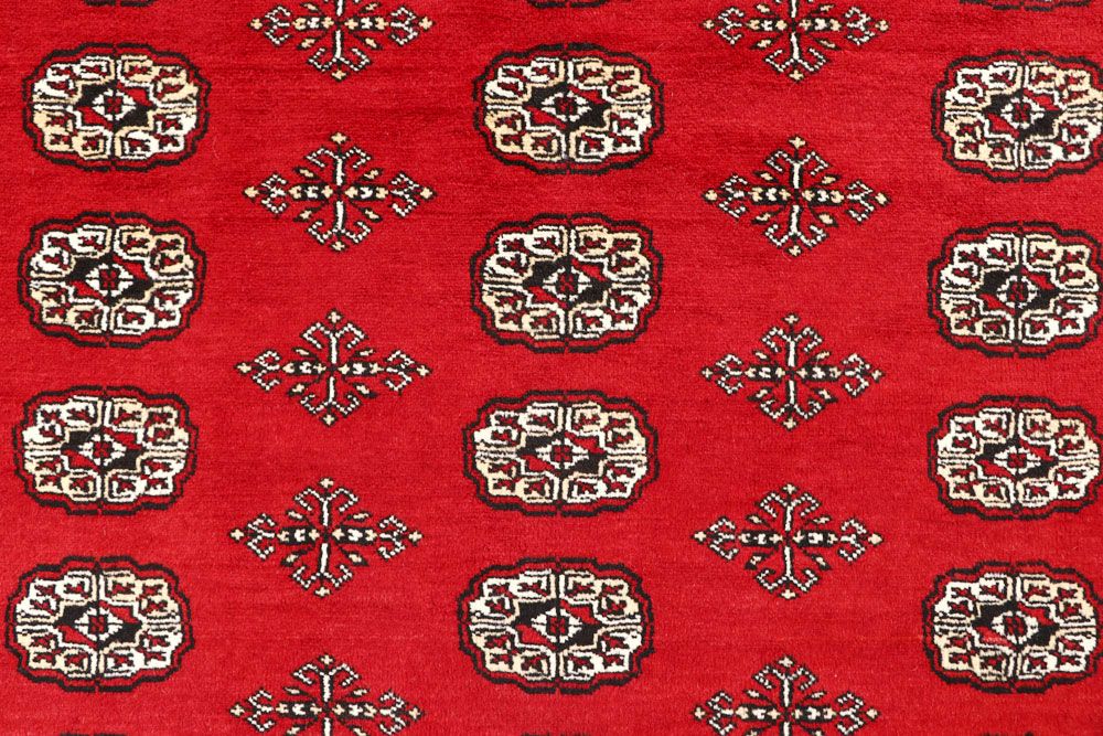 Red Bokhara 9' 4 x 11' 10 - No. 59836 - ALRUG Rug Store