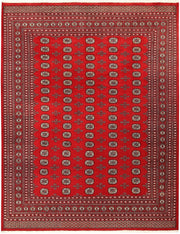 Red Bokhara 9' 4 x 11' 10 - No. 59836 - ALRUG Rug Store