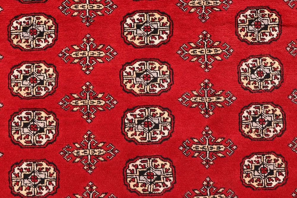 Red Bokhara 9' 4 x 12' 4 - No. 59837 - ALRUG Rug Store