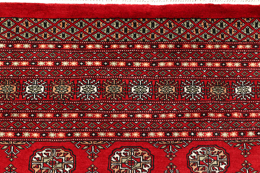 Firebrick Bokhara 9' 3 x 11' 10 - No. 59838 - ALRUG Rug Store