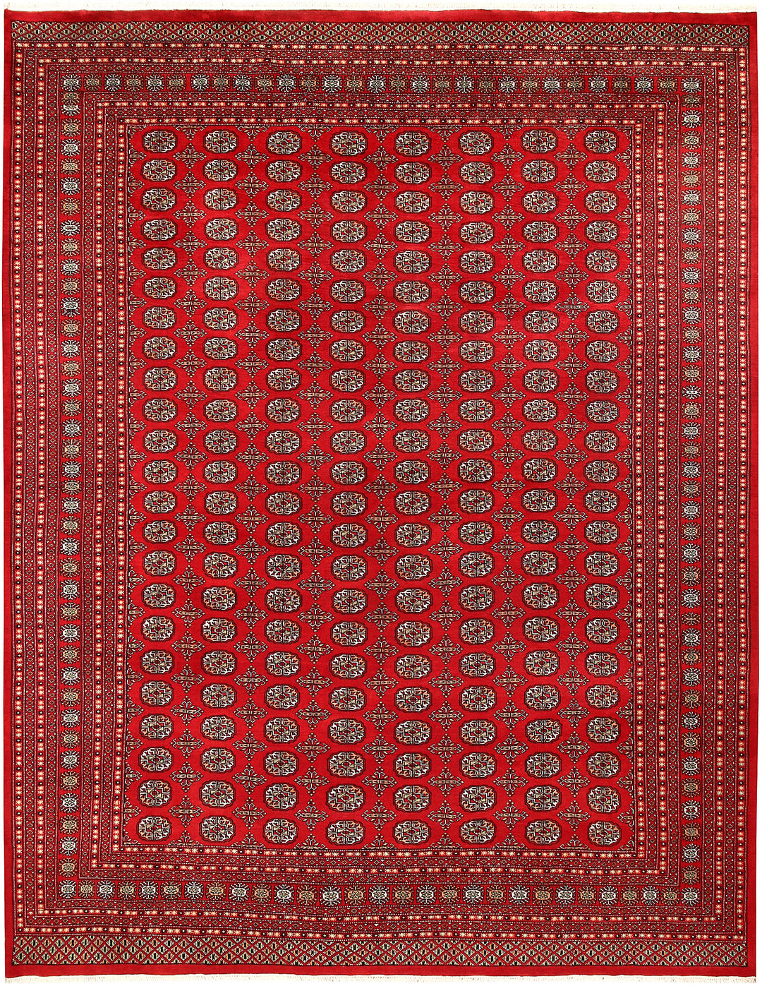 Firebrick Bokhara 9' 3 x 11' 10 - No. 59838 - ALRUG Rug Store