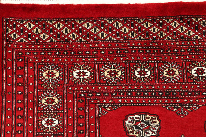Red Bokhara 9' 2 x 12' 2 - No. 59840 - ALRUG Rug Store