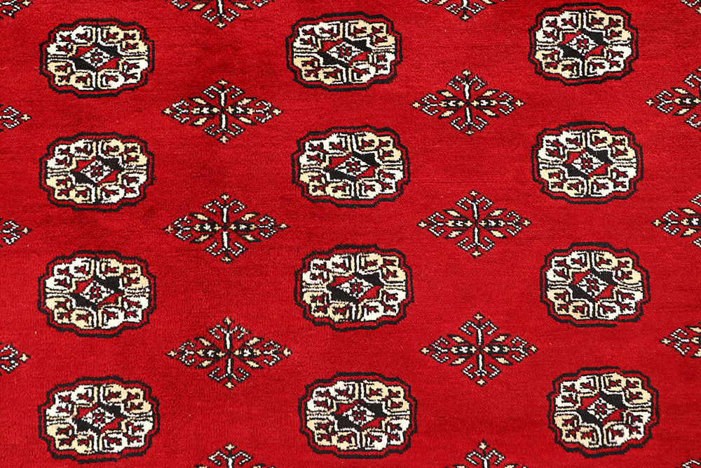 Red Bokhara 9' 2 x 12' 2 - No. 59840 - ALRUG Rug Store