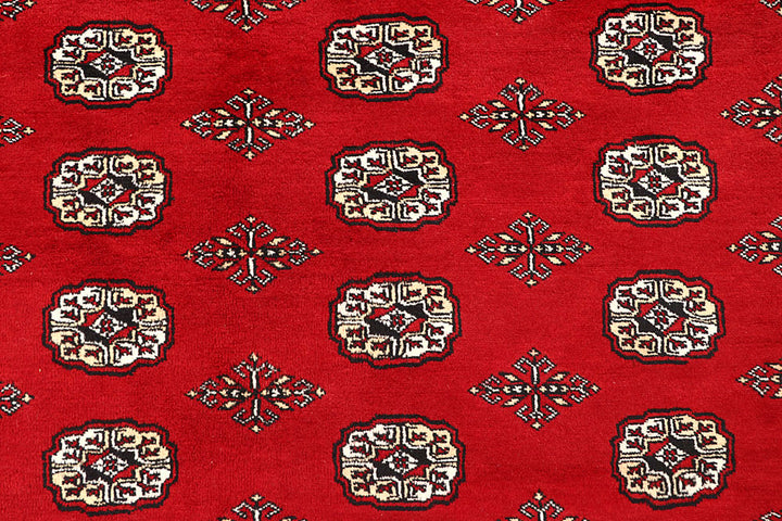 Red Bokhara 9' 2 x 12' 2 - No. 59840 - ALRUG Rug Store
