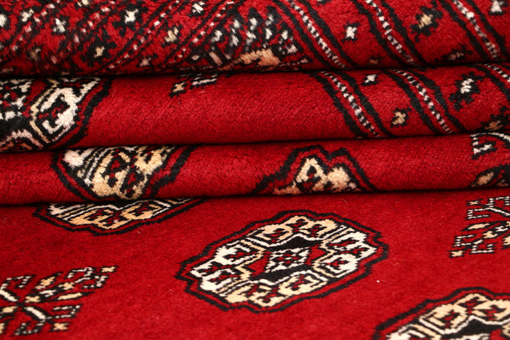Red Bokhara 9' 2 x 12' 2 - No. 59840 - ALRUG Rug Store