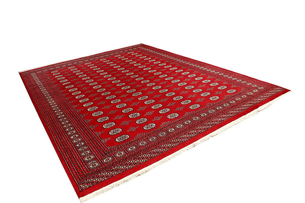 Red Bokhara 9' 2 x 12' 2 - No. 59840 - ALRUG Rug Store