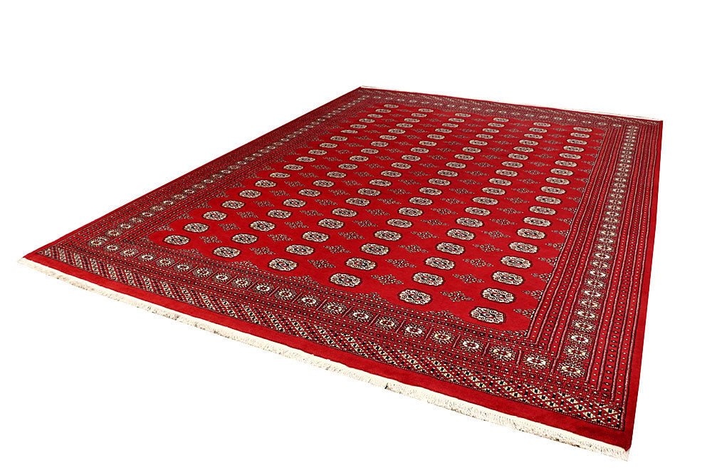 Red Bokhara 9' 2 x 12' 2 - No. 59840 - ALRUG Rug Store