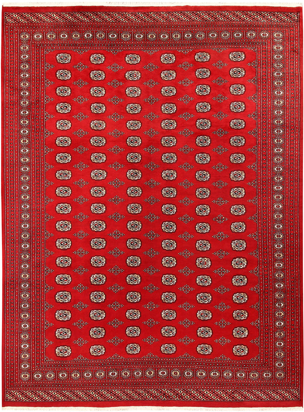 Red Bokhara 9' 2 x 12' 2 - No. 59840 - ALRUG Rug Store