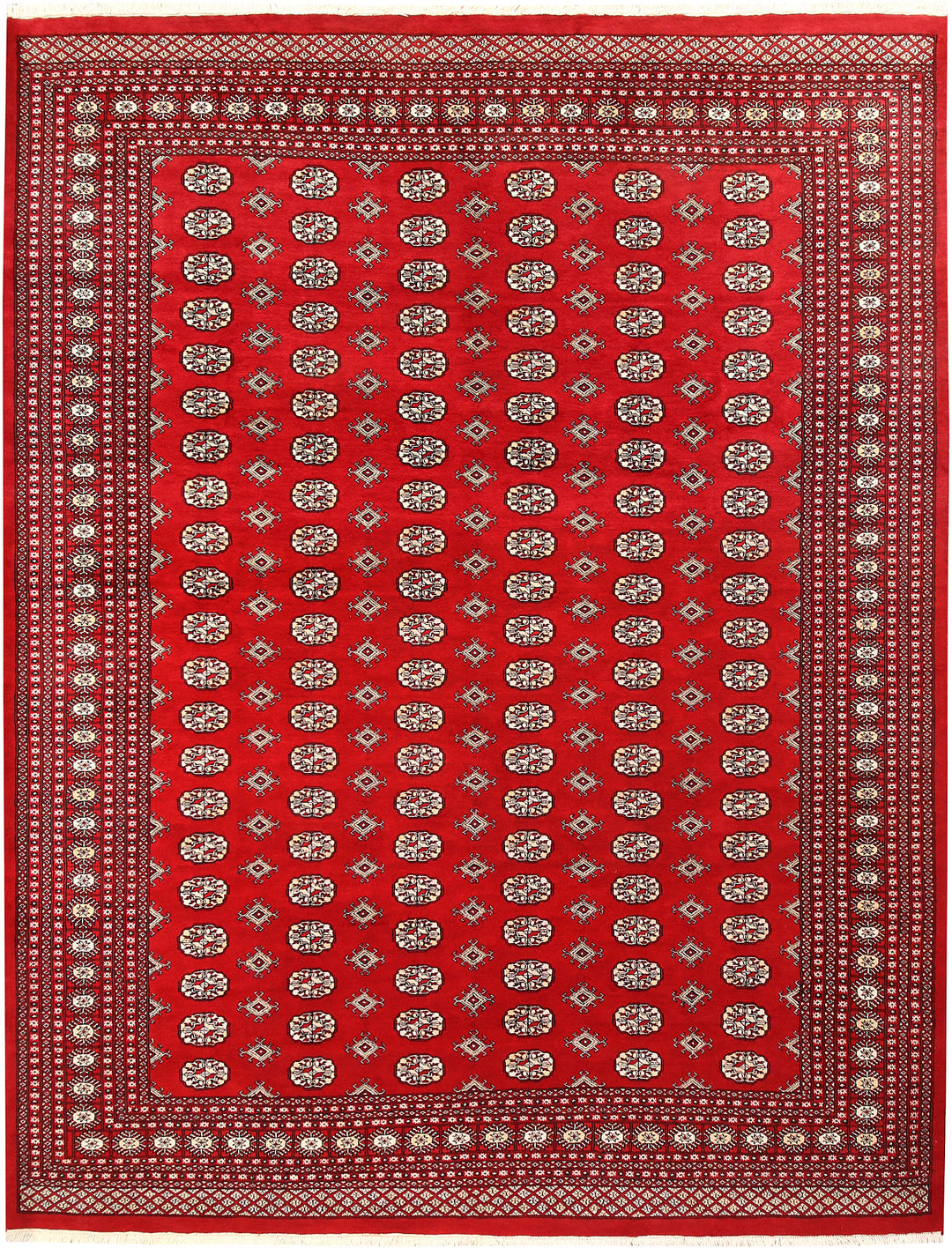Firebrick Bokhara 9' 4 x 12' 1 - No. 59841 - ALRUG Rug Store