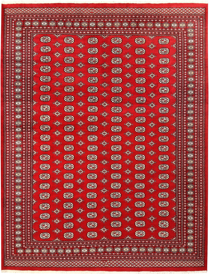 Firebrick Bokhara 9' 4 x 12' 1 - No. 59841 - ALRUG Rug Store