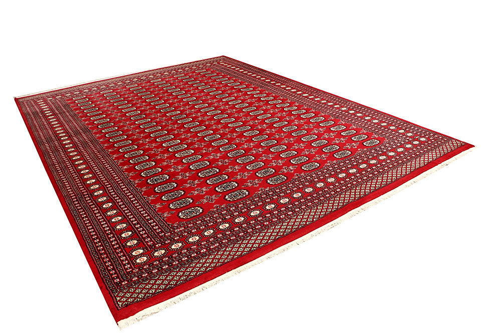 Firebrick Bokhara 9' 1 x 12' 2 - No. 59842 - ALRUG Rug Store