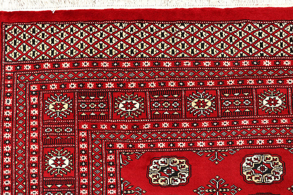 Firebrick Bokhara 9' x 12' - No. 59847 - ALRUG Rug Store