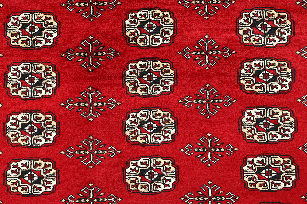 Firebrick Bokhara 9' x 12' - No. 59847 - ALRUG Rug Store