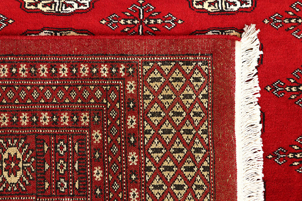 Firebrick Bokhara 9' x 12' - No. 59847 - ALRUG Rug Store