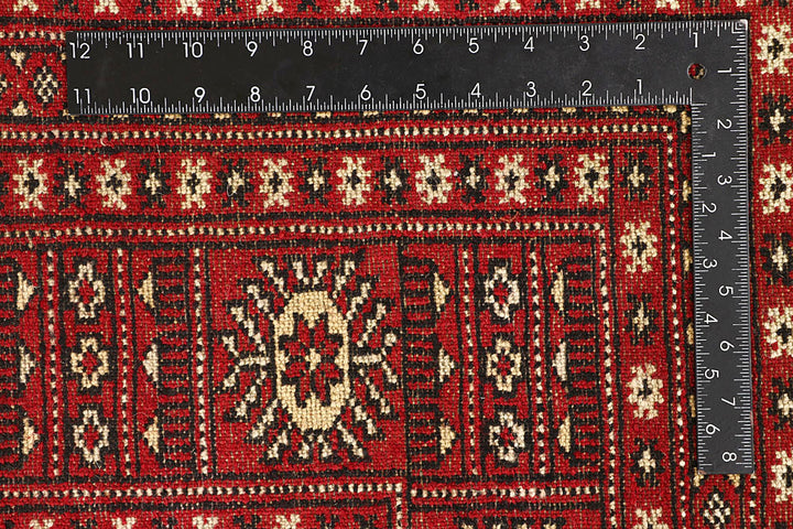 Firebrick Bokhara 9' x 12' - No. 59847 - ALRUG Rug Store