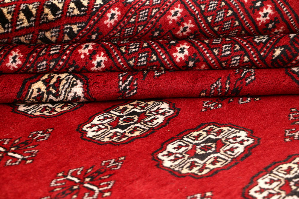 Firebrick Bokhara 9' 5 x 12' 6 - No. 59849 - ALRUG Rug Store