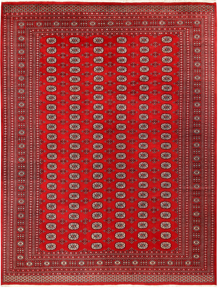 Firebrick Bokhara 9' 5 x 12' 6 - No. 59849 - ALRUG Rug Store