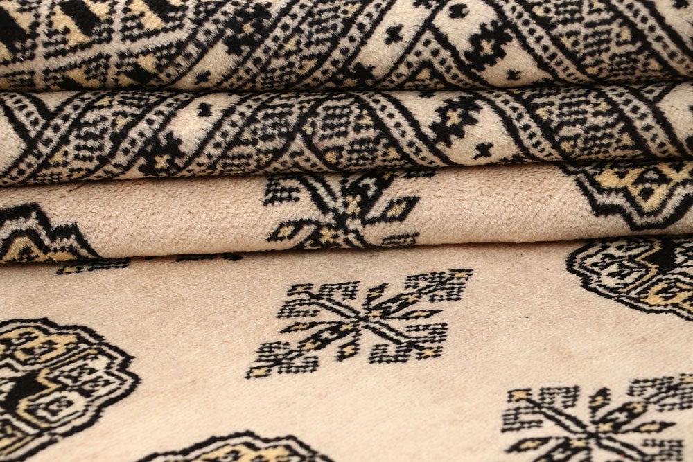 Blanched Almond Bokhara 9' 2 x 12' - No. 59853 - ALRUG Rug Store