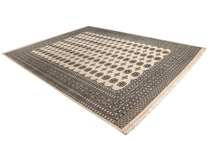 Blanched Almond Bokhara 9' 2 x 12' - No. 59853 - ALRUG Rug Store