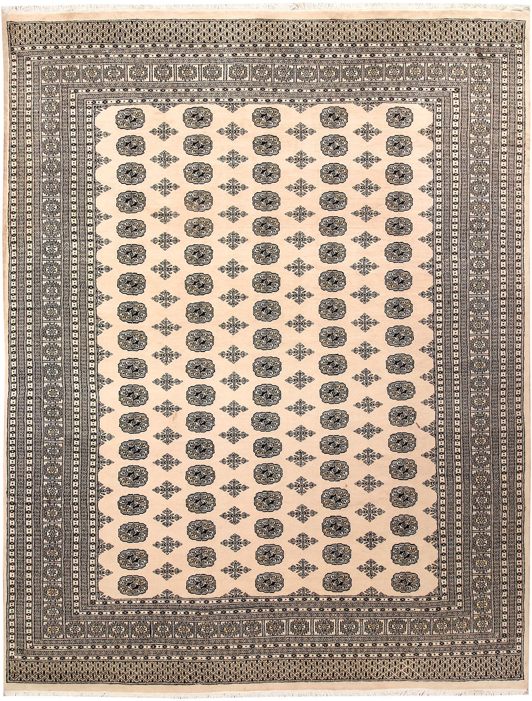Blanched Almond Bokhara 9' 2 x 12' - No. 59853 - ALRUG Rug Store