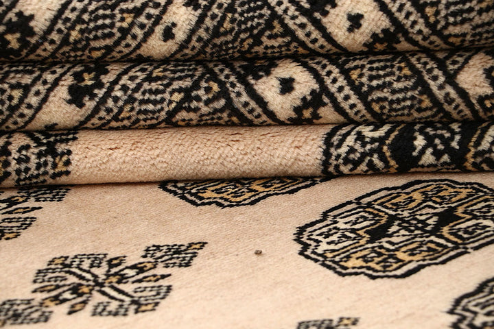 Blanched Almond Bokhara 9' 2 x 12' - No. 59854 - ALRUG Rug Store