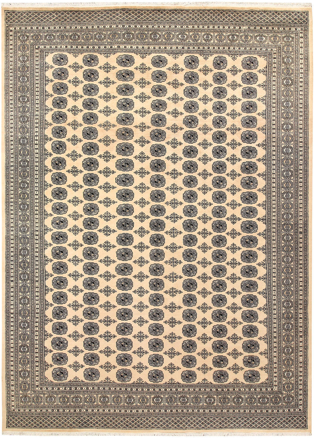 Bisque Bokhara 9' x 12' 3 - No. 59855 - ALRUG Rug Store