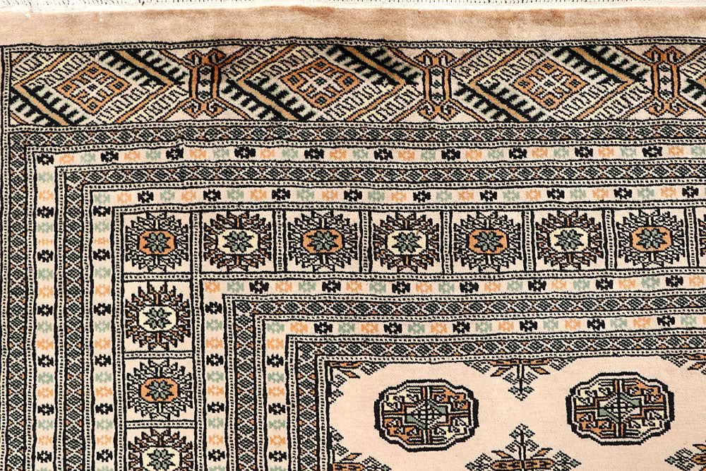 Blanched Almond Bokhara 9' x 12' 3 - No. 59856 - ALRUG Rug Store