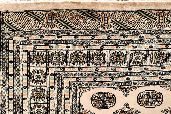 Blanched Almond Bokhara 9' x 12' 3 - No. 59856 - ALRUG Rug Store