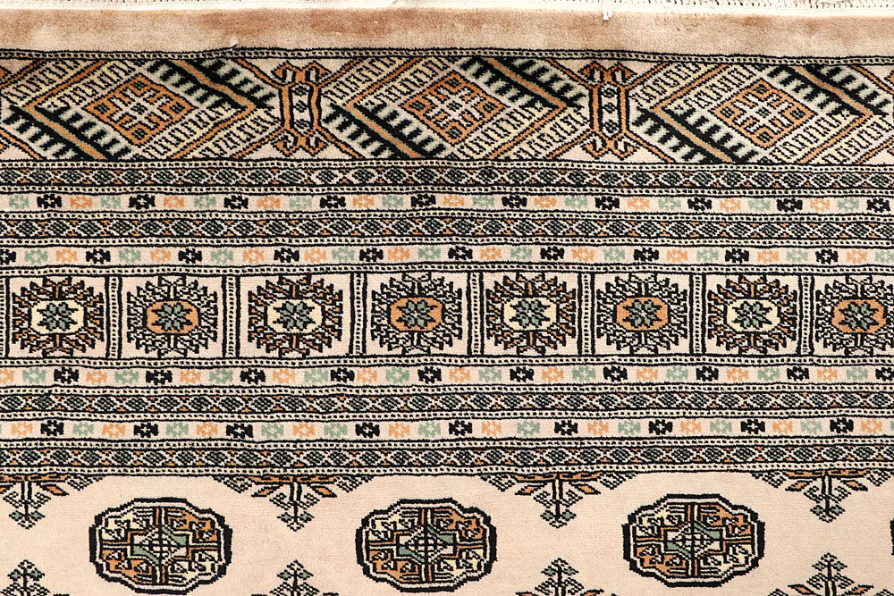 Blanched Almond Bokhara 9' x 12' 3 - No. 59856 - ALRUG Rug Store