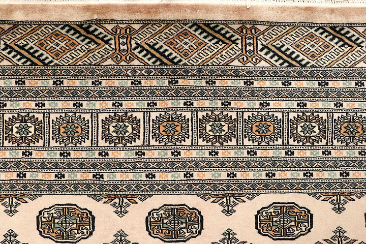 Blanched Almond Bokhara 9' x 12' 3 - No. 59856 - ALRUG Rug Store