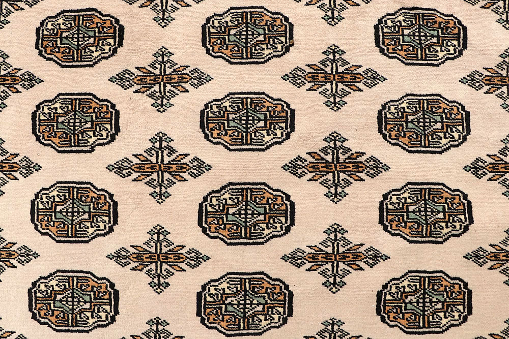 Blanched Almond Bokhara 9' x 12' 3 - No. 59856 - ALRUG Rug Store