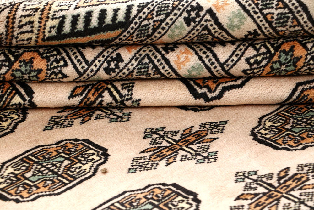 Blanched Almond Bokhara 9' x 12' 3 - No. 59856 - ALRUG Rug Store