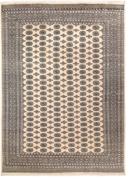Blanched Almond Bokhara 9' 1 x 12' 7 - No. 59857 - ALRUG Rug Store