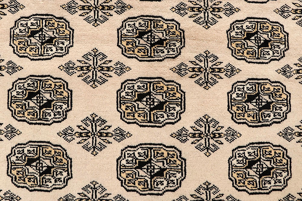 Bisque Bokhara 8' 11 x 12' 3 - No. 59858 - ALRUG Rug Store