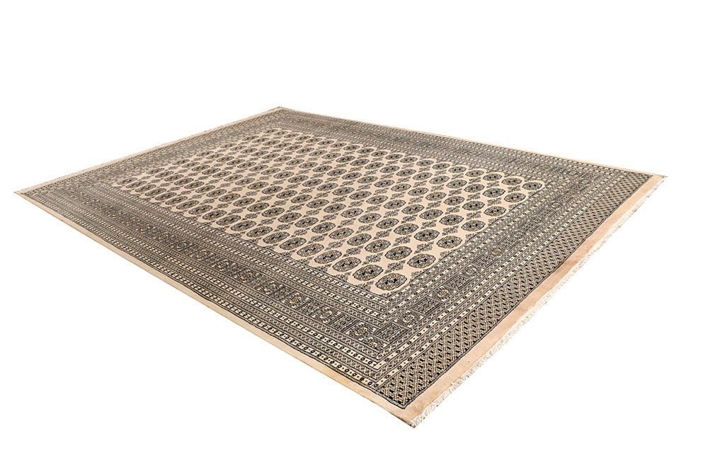 Bisque Bokhara 8' 11 x 12' 3 - No. 59858 - ALRUG Rug Store