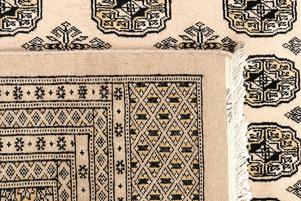 Bisque Bokhara 8' 11 x 12' 3 - No. 59858 - ALRUG Rug Store