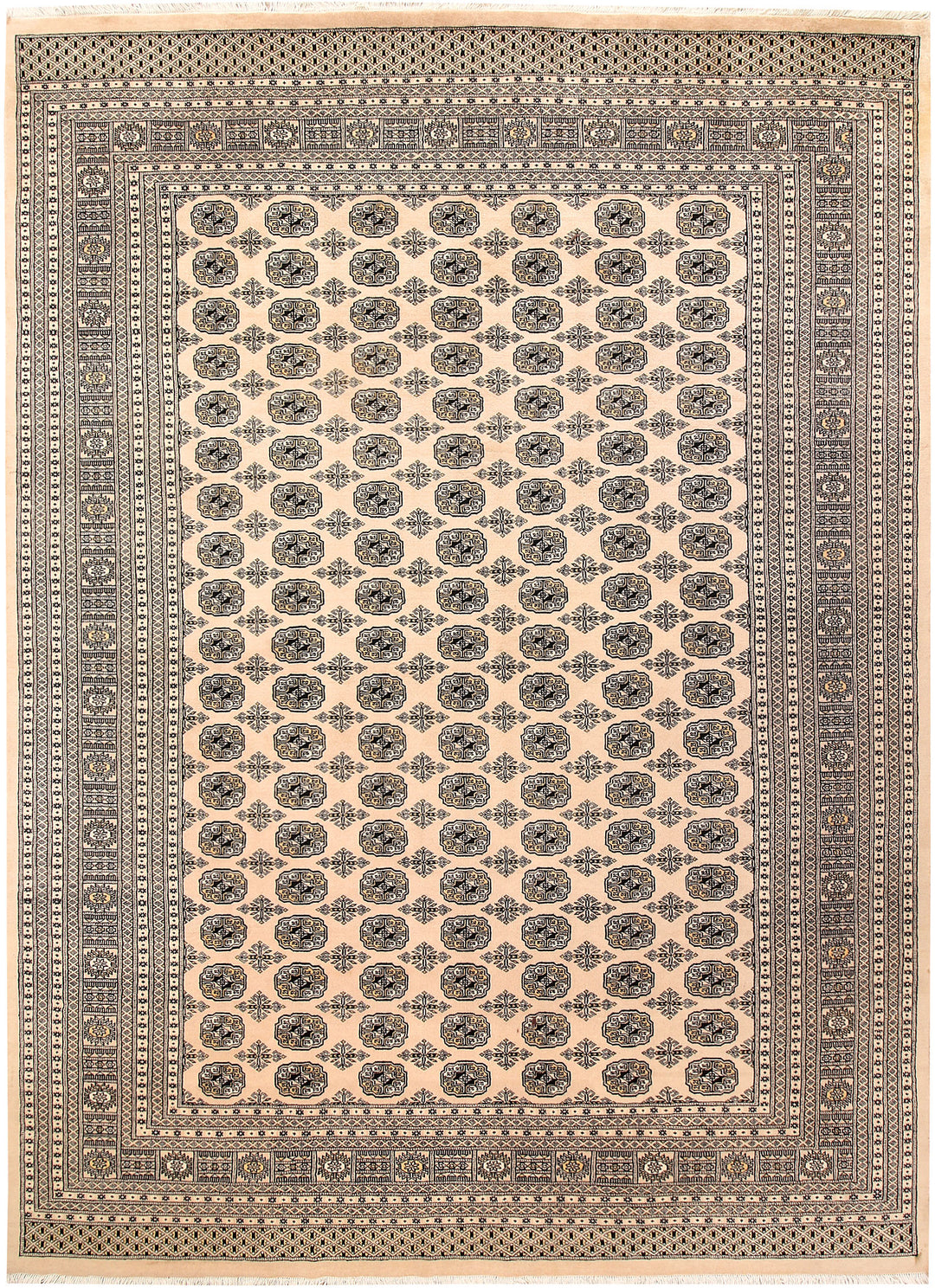 Bisque Bokhara 8' 11 x 12' 3 - No. 59858 - ALRUG Rug Store