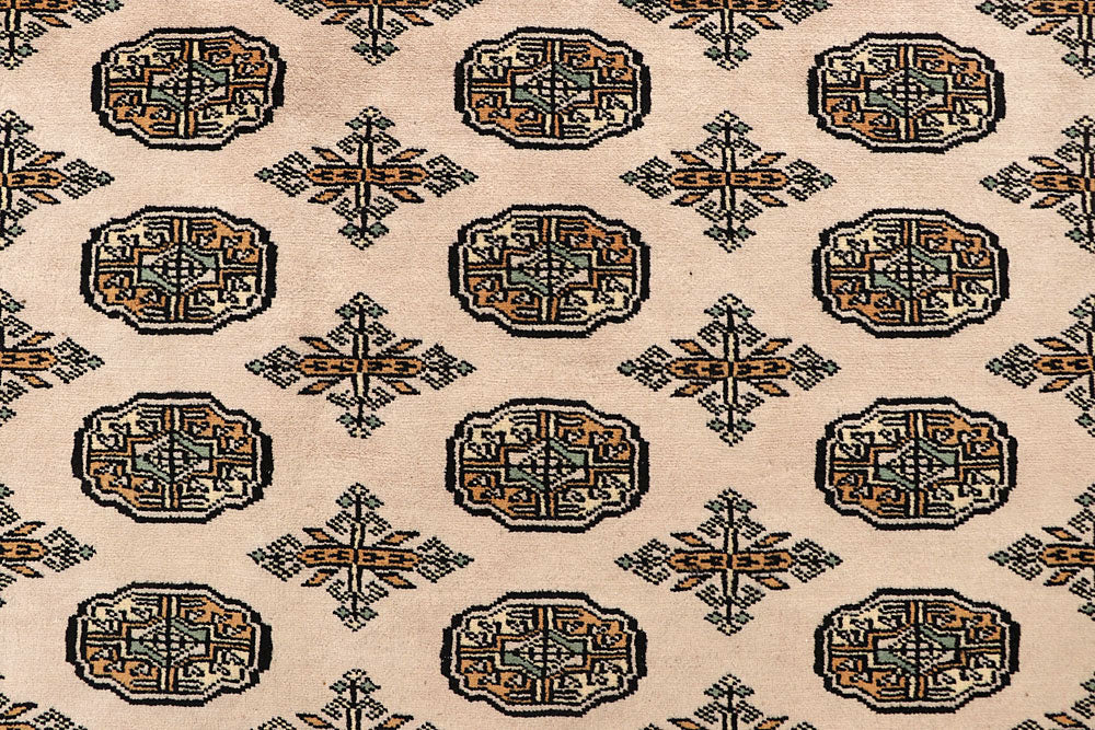 Bisque Bokhara 9' 1 x 11' 7 - No. 59860 - ALRUG Rug Store