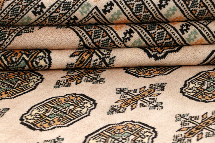 Bisque Bokhara 9' 1 x 11' 7 - No. 59860 - ALRUG Rug Store