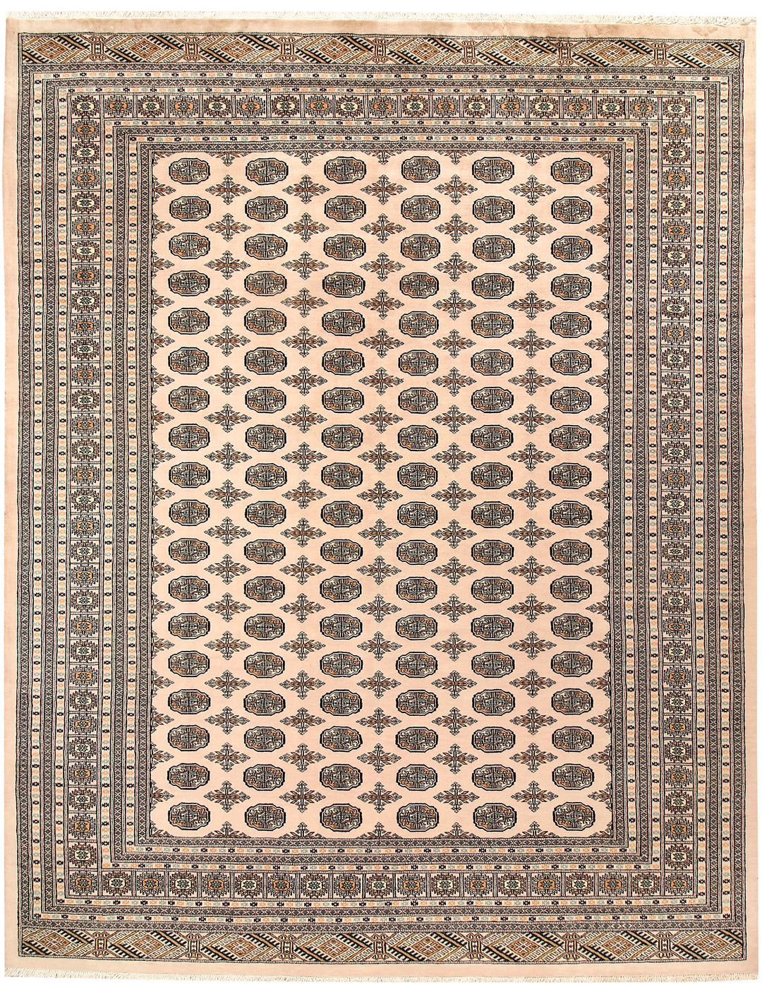 Bisque Bokhara 9' 1 x 11' 7 - No. 59860 - ALRUG Rug Store