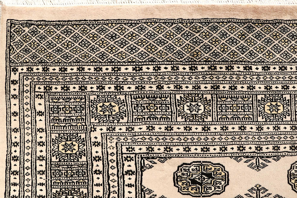 Bisque Bokhara 9' 1 x 11' 9 - No. 59861 - ALRUG Rug Store