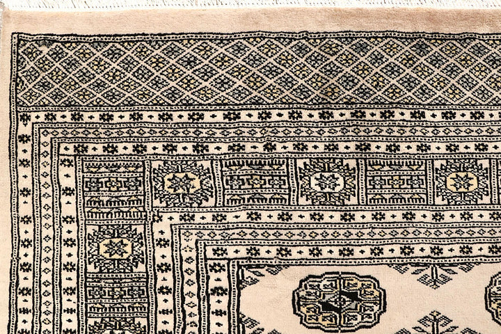 Bisque Bokhara 9' 1 x 11' 9 - No. 59861 - ALRUG Rug Store