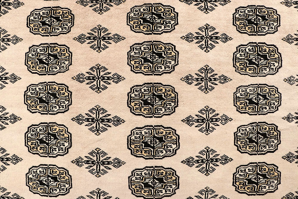 Bisque Bokhara 9' 1 x 11' 9 - No. 59861 - ALRUG Rug Store