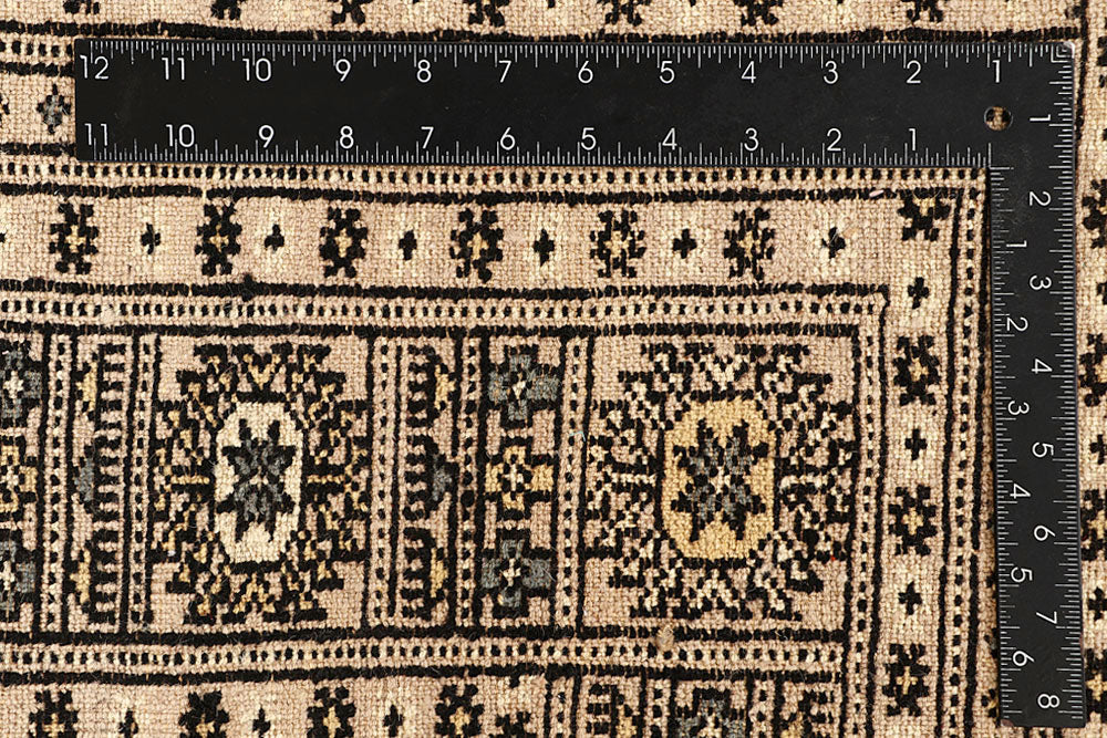 Bisque Bokhara 9' 1 x 11' 9 - No. 59861 - ALRUG Rug Store
