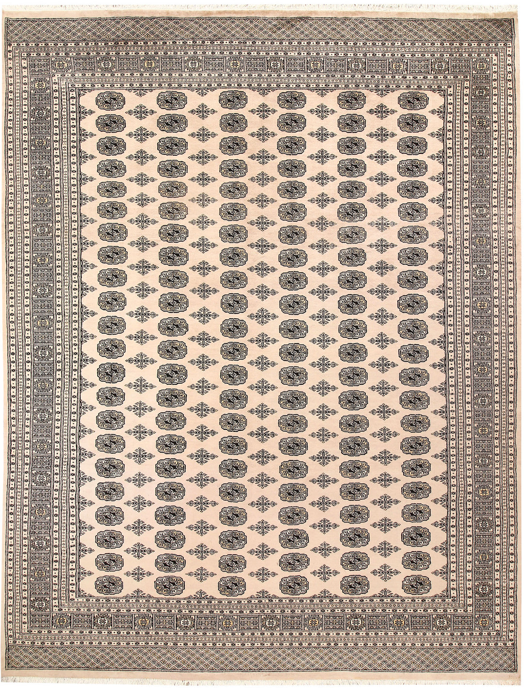 Bisque Bokhara 9' 1 x 11' 9 - No. 59861 - ALRUG Rug Store