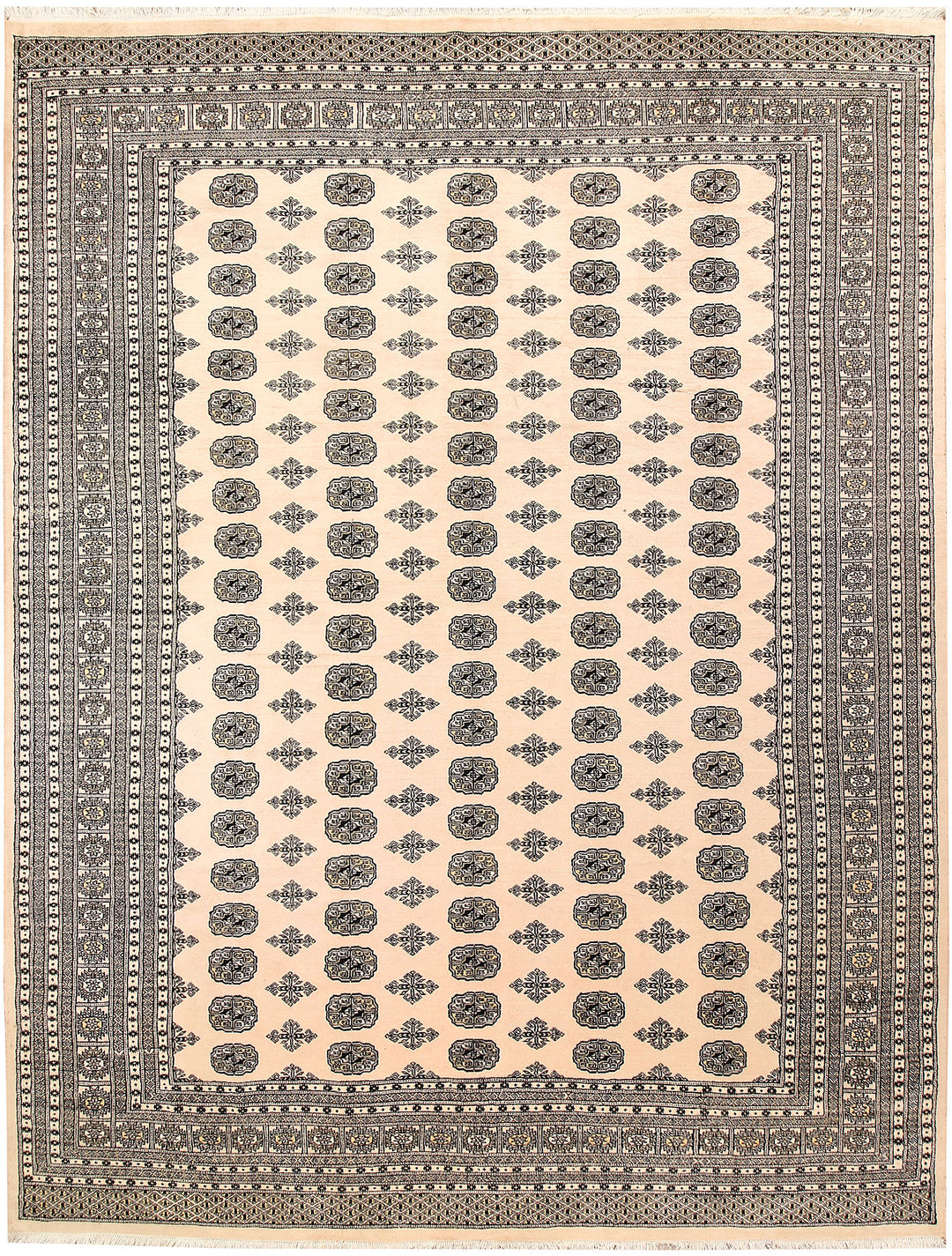 Bisque Bokhara 9' 3 x 12' - No. 59862 - ALRUG Rug Store