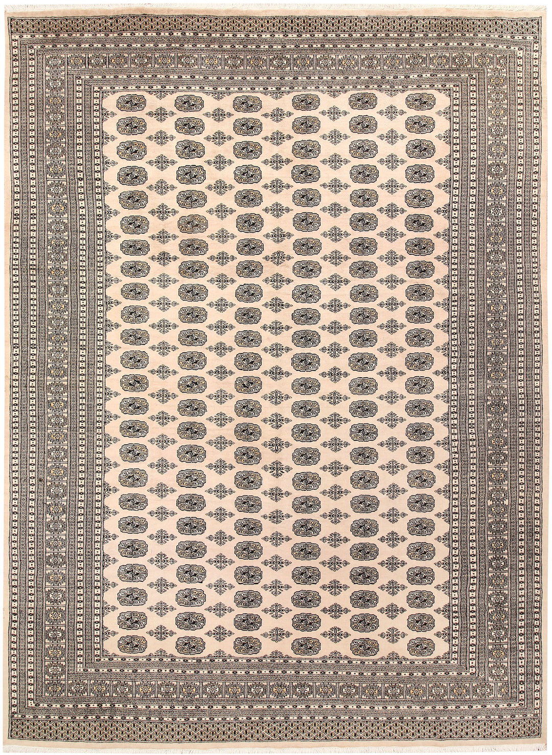 Bisque Bokhara 8' 10 x 12' 1 - No. 59863 - ALRUG Rug Store